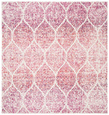 Safavieh Madison 6'-7" x 6'-7" Rug in Cream / Fuchsia
