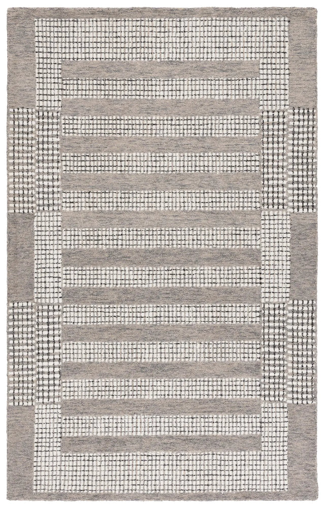 Safavieh Pine 4'-0" x 6'-0" Rug in Grey / Ivory