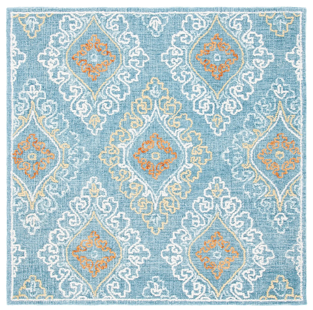 Safavieh Blossom 6'-0" x 6'-0" Rug in Blue / Yellow