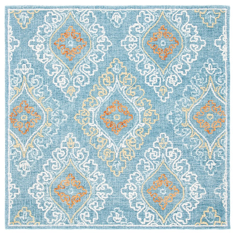 Safavieh Blossom 6'-0" x 6'-0" Rug in Blue / Yellow