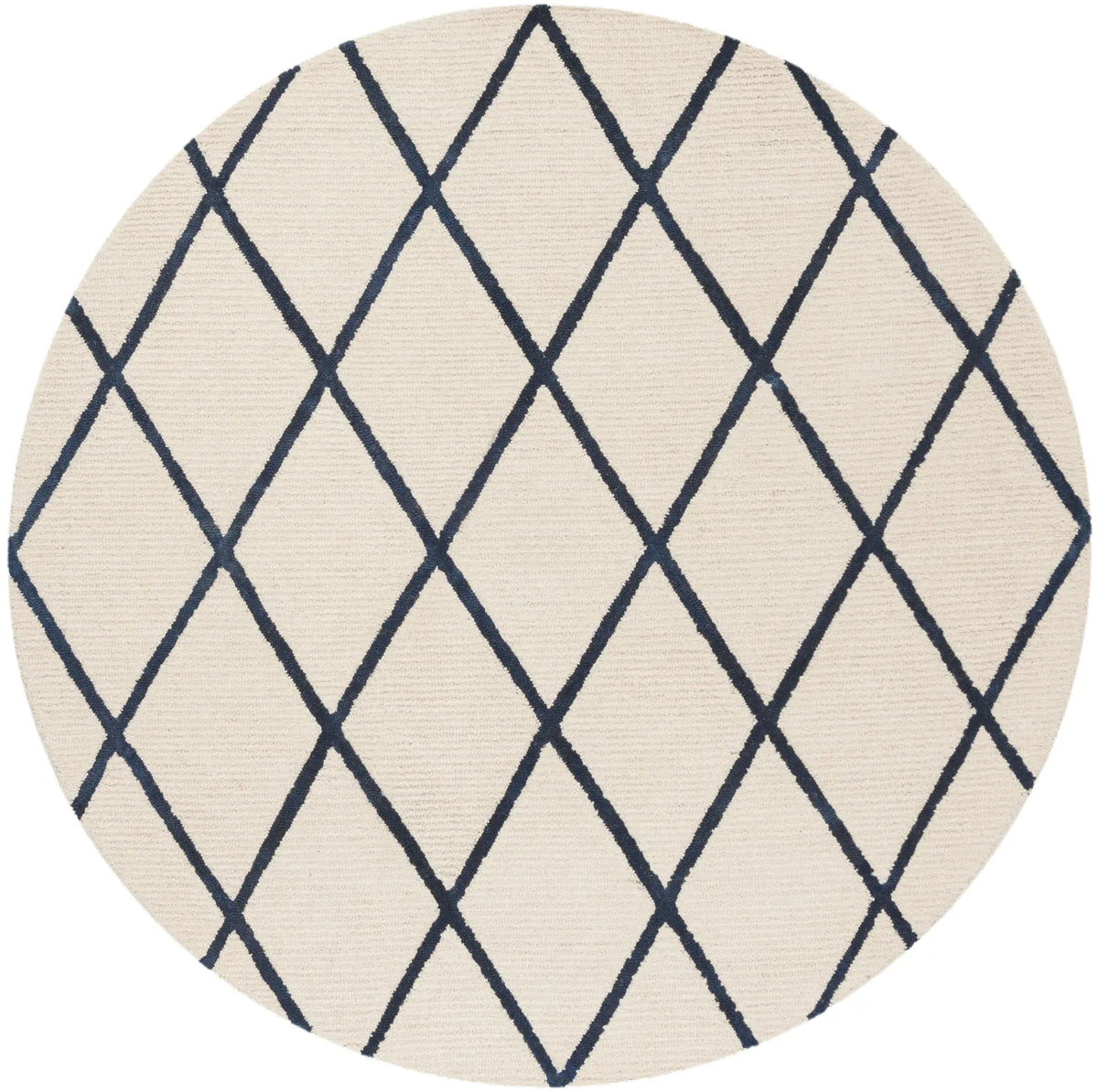 Safavieh Blossom 6'-0" x 6'-0" Rug in Ivory / Navy