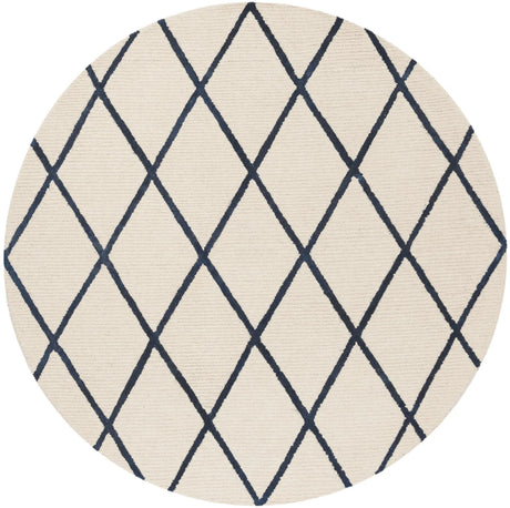 Safavieh Blossom 6'-0" x 6'-0" Rug in Ivory / Navy