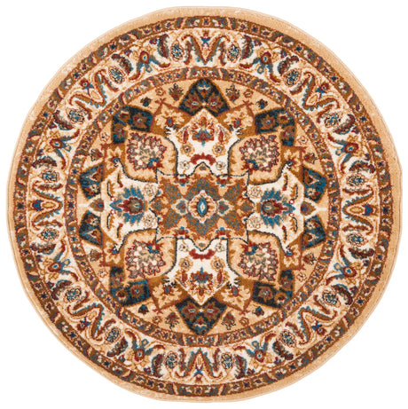 Safavieh Summit 4'-0" x 4'-0" Rug in Beige / Ivory