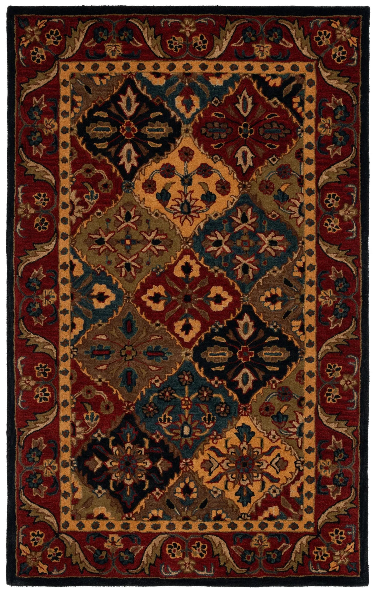 Safavieh Classic 4'-0" x 6'-0" Rug in Blue / Red