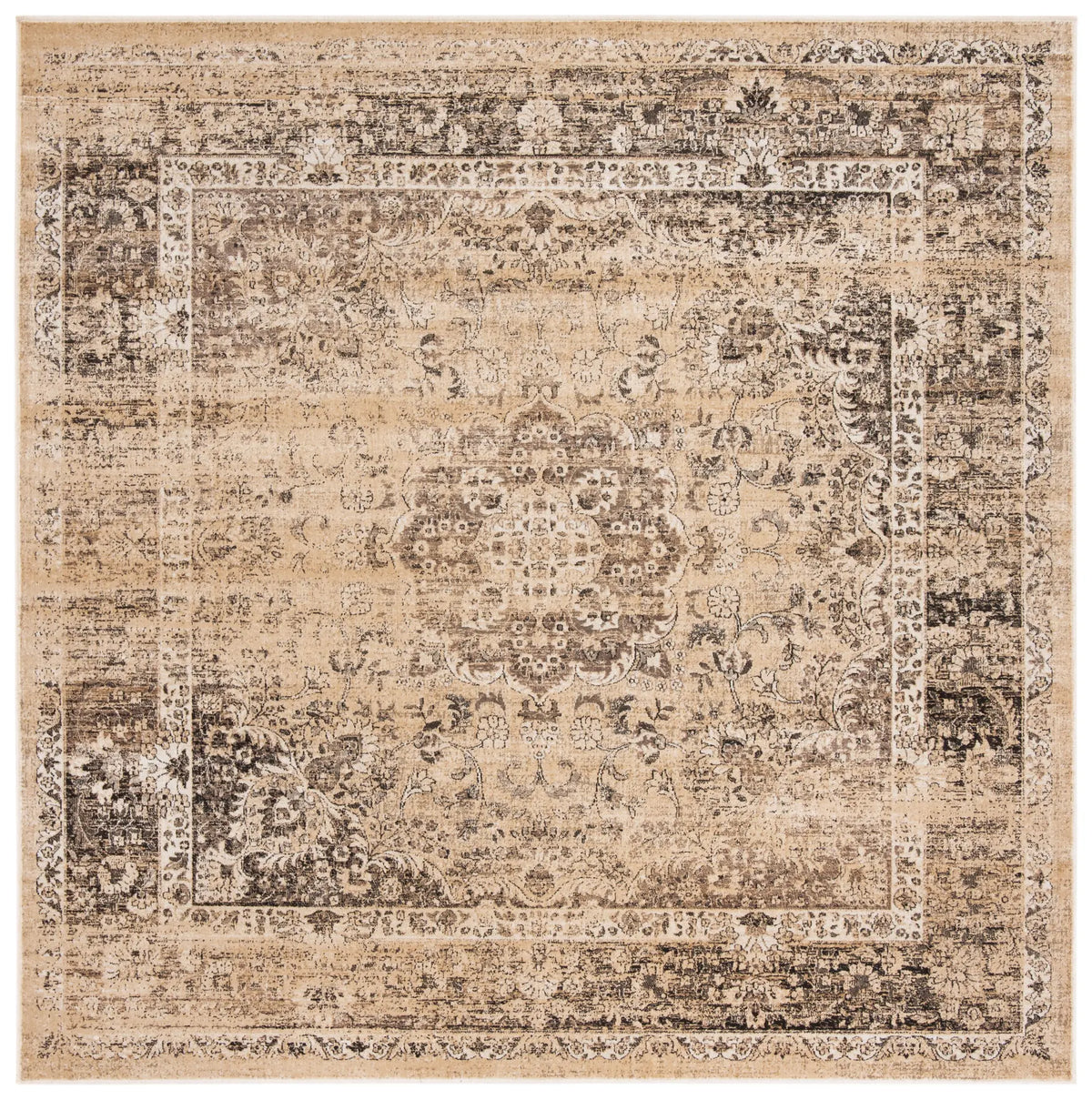 Safavieh Vintage 6'-0" x 6'-0" Rug in Warm Beige