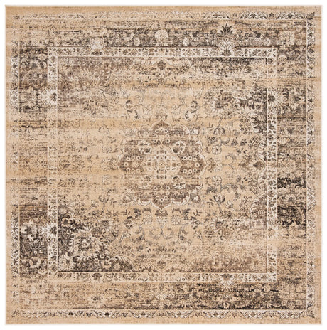 Safavieh Vintage 6'-0" x 6'-0" Rug in Warm Beige