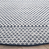 Safavieh Vermont 6'-0" x 6'-0" Rug in Navy / Ivory