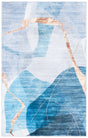 Safavieh Santa Monica 4'-0" x 6'-0" Rug in Blue / Gold