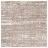 Safavieh Hudson Shag 7'-0" x 7'-0" Rug in Ivory / Beige