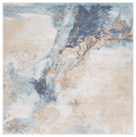 Safavieh Phoenix 500 6'-7" x 6'-7" Rug in Blue