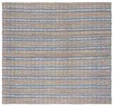 Safavieh Natural Fiber 6'-6" x 6'-6" Rug in Blue / Natural