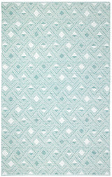 Safavieh Montauk 5'-0" x 8'-0" Rug in Aqua / Ivory