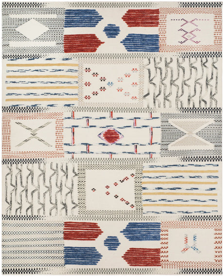 Safavieh Kilim 8'-0" x 10'-0" Rug in Ivory / Multi