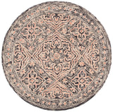 Safavieh Trace 6'-0" x 6'-0" Rug in Black / Red