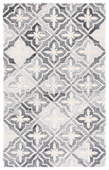 Safavieh Metro 4'-0" x 6'-0" Rug in Black / Ivory