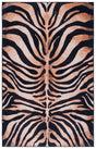 Safavieh Faux Hide 4'-0" x 6'-0" Rug in Light Orange / Black