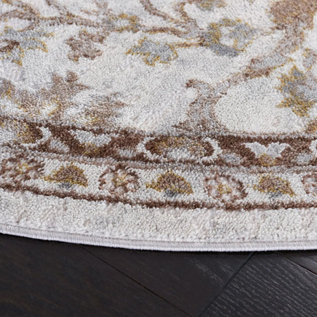 Safavieh Palma 5'-3" x 5'-3" Rug in Beige / Brown