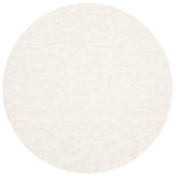 Safavieh Faux Sheep Skin 5'-0" x 5'-0" Rug in Ivory
