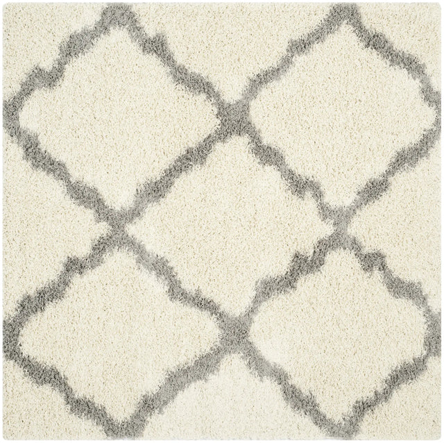 Safavieh Sgd-Dallas Shag 6'-0" x 6'-0" Rug in Ivory / Grey