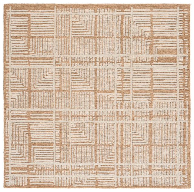 Safavieh Harvest 6'-0" x 6'-0" Rug in Gold / Ivory