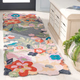 Safavieh Jardin 2'-3" x 7'-0" Rug in Grey / Pink