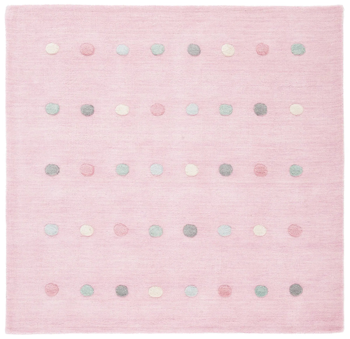 Safavieh Safavieh Kids 5'-0" x 5'-0" Rug in Light Pink