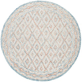 Safavieh Capri 7'-0" x 7'-0" Rug in Blue / Rust