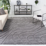 Safavieh Florida Shag 9'-6" x 13'-0" Rug in Grey / Grey