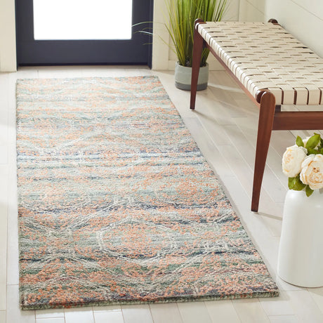 Safavieh Marquee 2'-6" x 8'-0" Rug in Grey / Rust