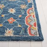 Safavieh Blossom 4'-0" x 6'-0" Rug in Blue / Red