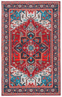 Safavieh Tucson 4'-0" x 6'-0" Rug in Red / Blue