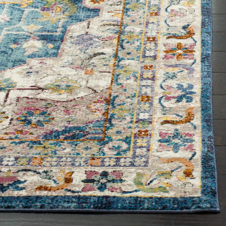 Safavieh Aria 5'-0" x 6'-7" Rug in Blue / Creme