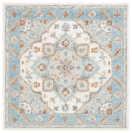 Safavieh Metro 6'-0" x 6'-0" Rug in Ivory / Blue