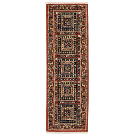 Oriental Weavers Sphinx Lilihan 002C6 Red/ Multi Rugs - runner