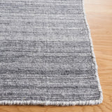 Safavieh Kilim 4'-0" x 6'-0" Rug in Dark Grey / Ivory
