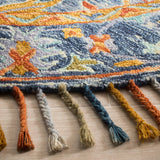 Safavieh Aspen 7'-0" x 7'-0" Rug in Blue / Rust