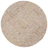 Safavieh Metro 6'-0" x 6'-0" Rug in Taupe / Pink