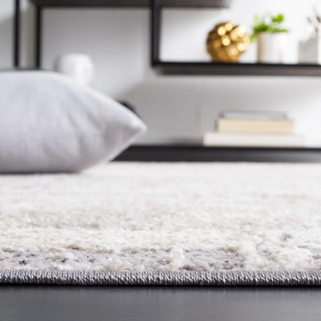 Safavieh Opal 4'-0" x 6'-0" Rug in Ivory / Dark Grey