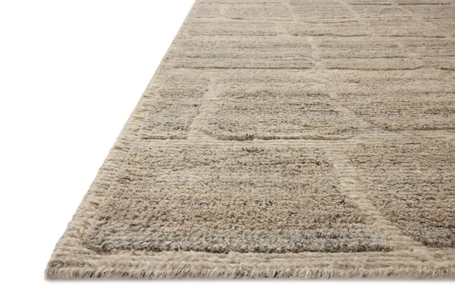 Loloi Hughes HUS-01 Dove Rug - rug corner
