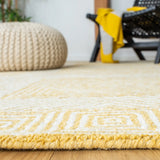 Safavieh Roslyn 4'-0" x 6'-0" Rug in Yellow / Ivory