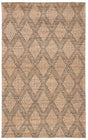 Safavieh Natural Fiber 4'-0" x 6'-0" Rug in Natural / Black