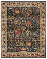 Safavieh Kashan 10'-0" x 14'-0" Rug in Blue / Tan