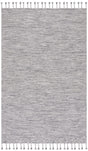 Safavieh Dhurries 4'-0" x 6'-0" Rug in Dark Grey / Beige