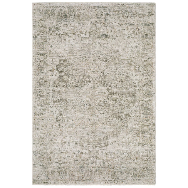 Oriental Weavers Sphinx Avalon AVA08 Grey Rugs - main flat