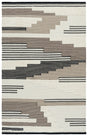 Safavieh Kenya 4'-0" x 6'-0" Rug in Black / Ivory