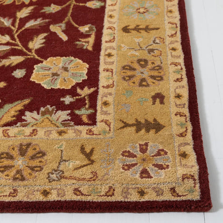 Safavieh Heritage 5'-0" x 8'-0" Rug in Red / Gold