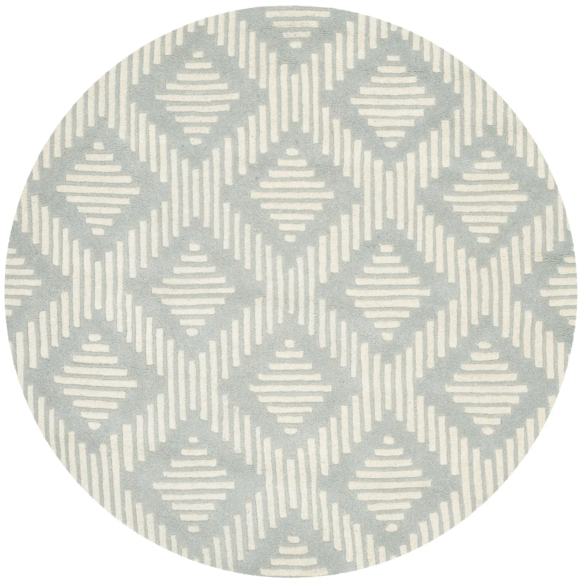 Safavieh Chatham 5'-0" x 5'-0" Rug in Grey / Ivory