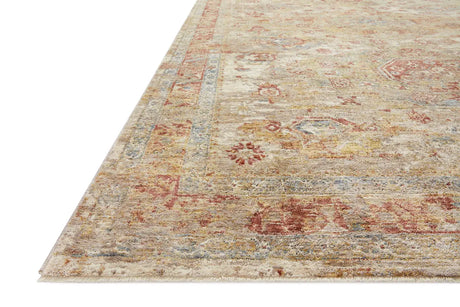 Loloi Gaia Gaa-02 Gold/Taupe Rugs - rug corner