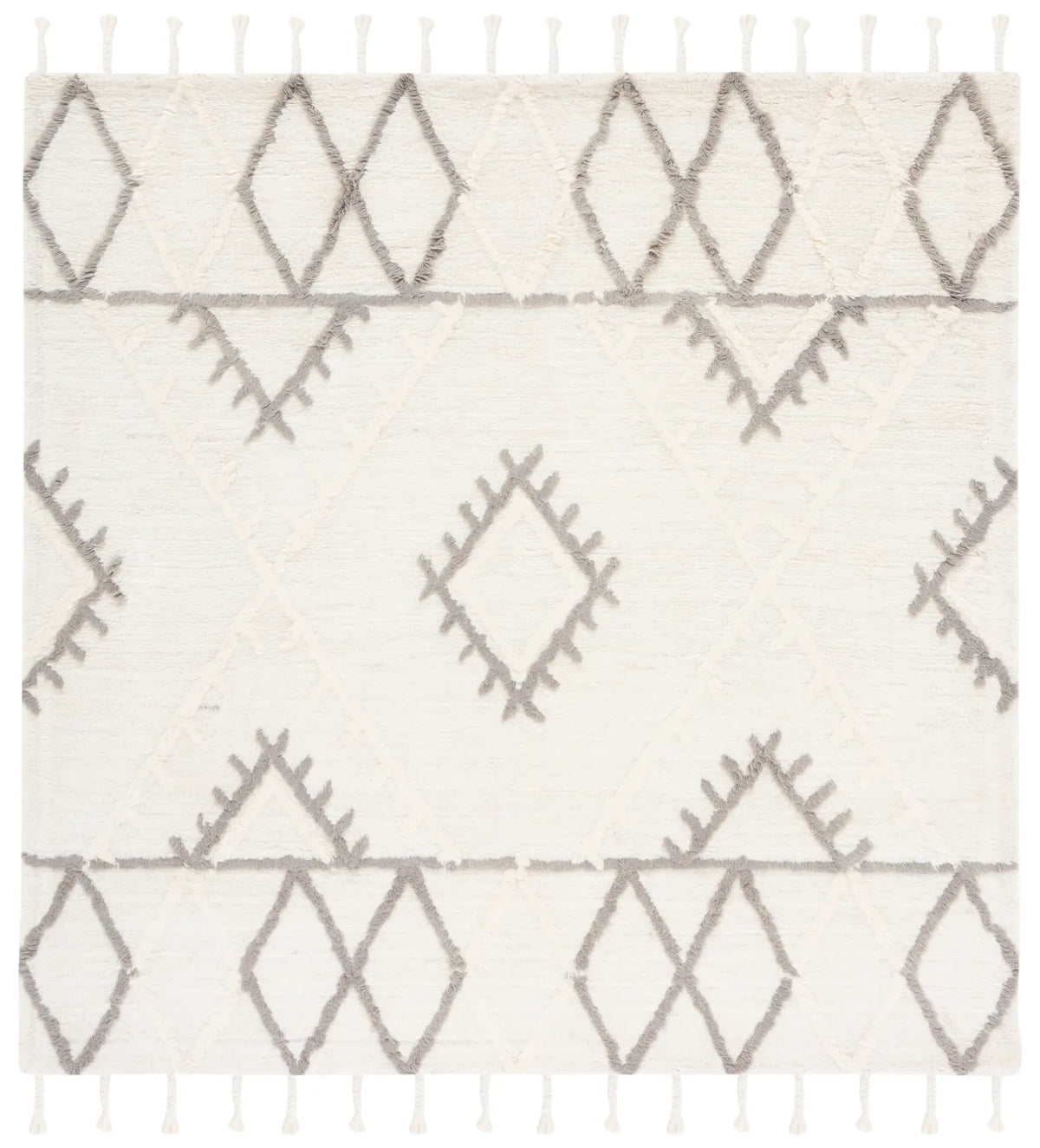 Safavieh Casablanca 6'-0" x 6'-0" Rug in Ivory / Grey