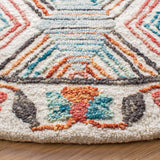 Safavieh Trace 6'-0" x 6'-0" Rug in Ivory / Light Blue